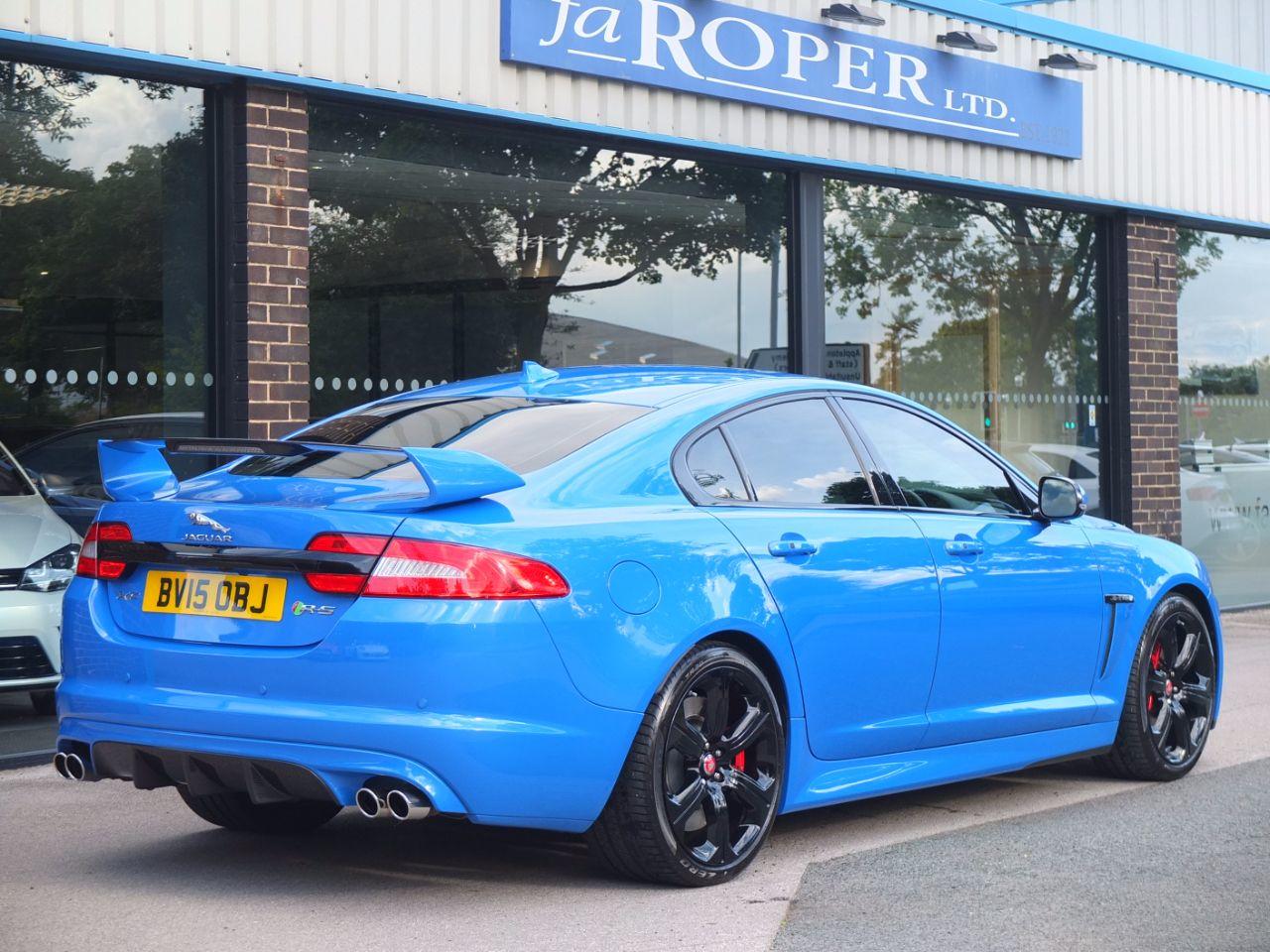 Jaguar XF 5.0 V8 Supercharged XFR-S Auto 550ps Saloon Petrol Ultra Blue Metallic