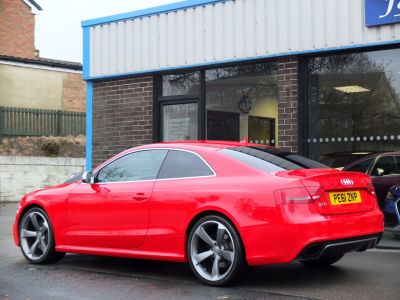 Audi RS5 4.2 FSI quattro (Bucket Seats, Miltek Exhaust, Tech Pack) Coupe Petrol Misano Red Pearl