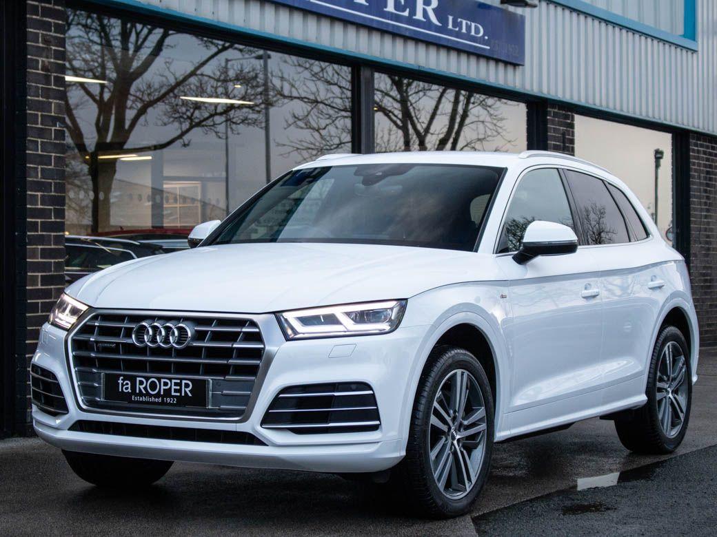 Audi Q5 2.0 TDI quattro S Line S tronic 190ps Estate Diesel Ibis White