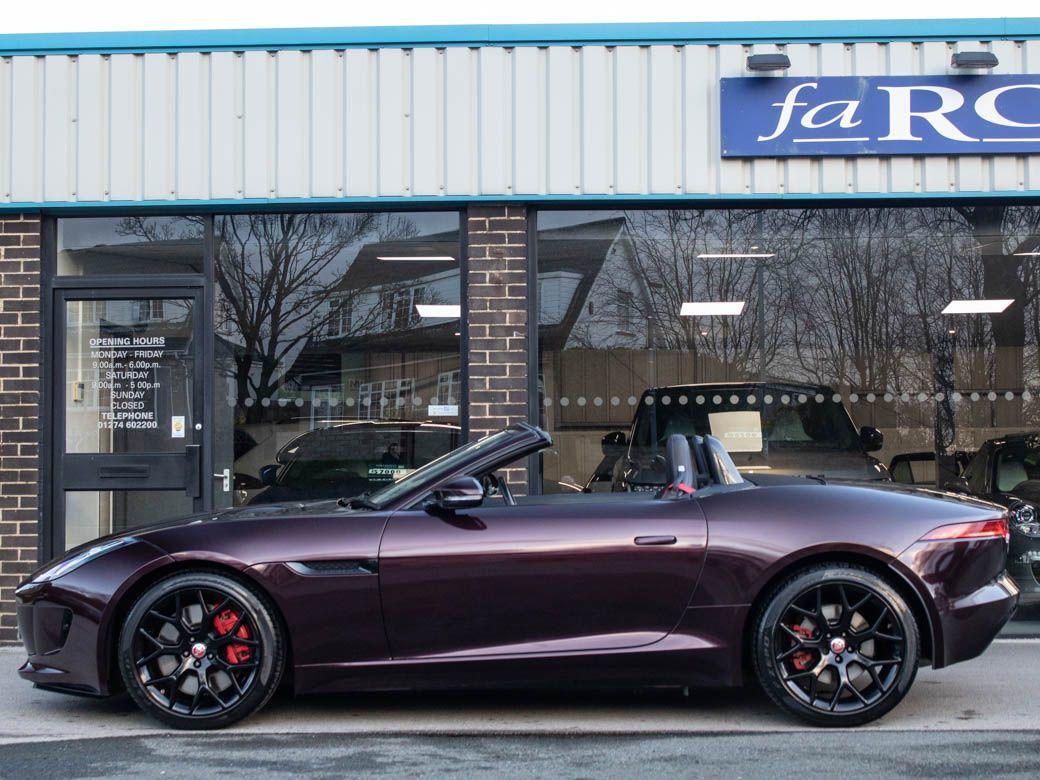 Jaguar F-type 3.0 Supercharged V6 S Auto 380ps Convertible Petrol Black Rose