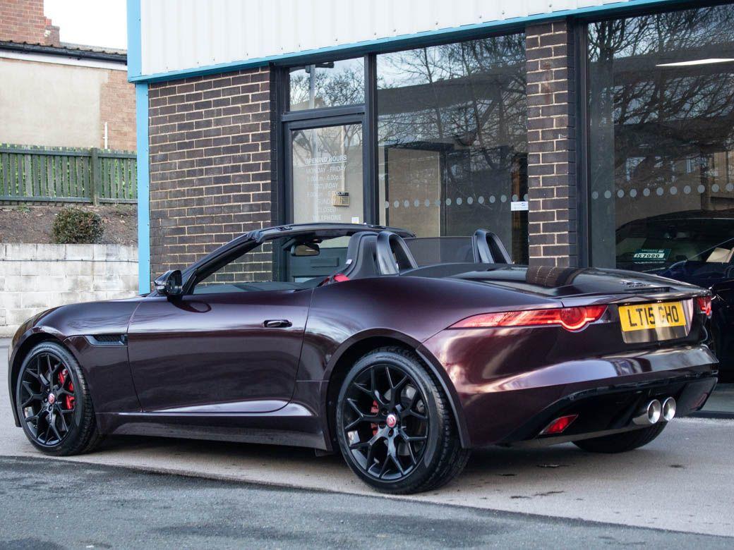 Jaguar F-type 3.0 Supercharged V6 S Auto 380ps Convertible Petrol Black Rose