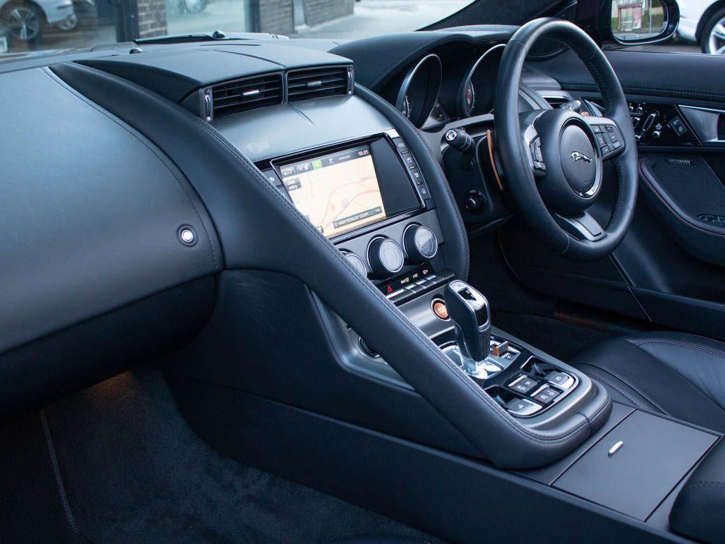 Jaguar F-type 3.0 Supercharged V6 S Auto 380ps Convertible Petrol Black Rose