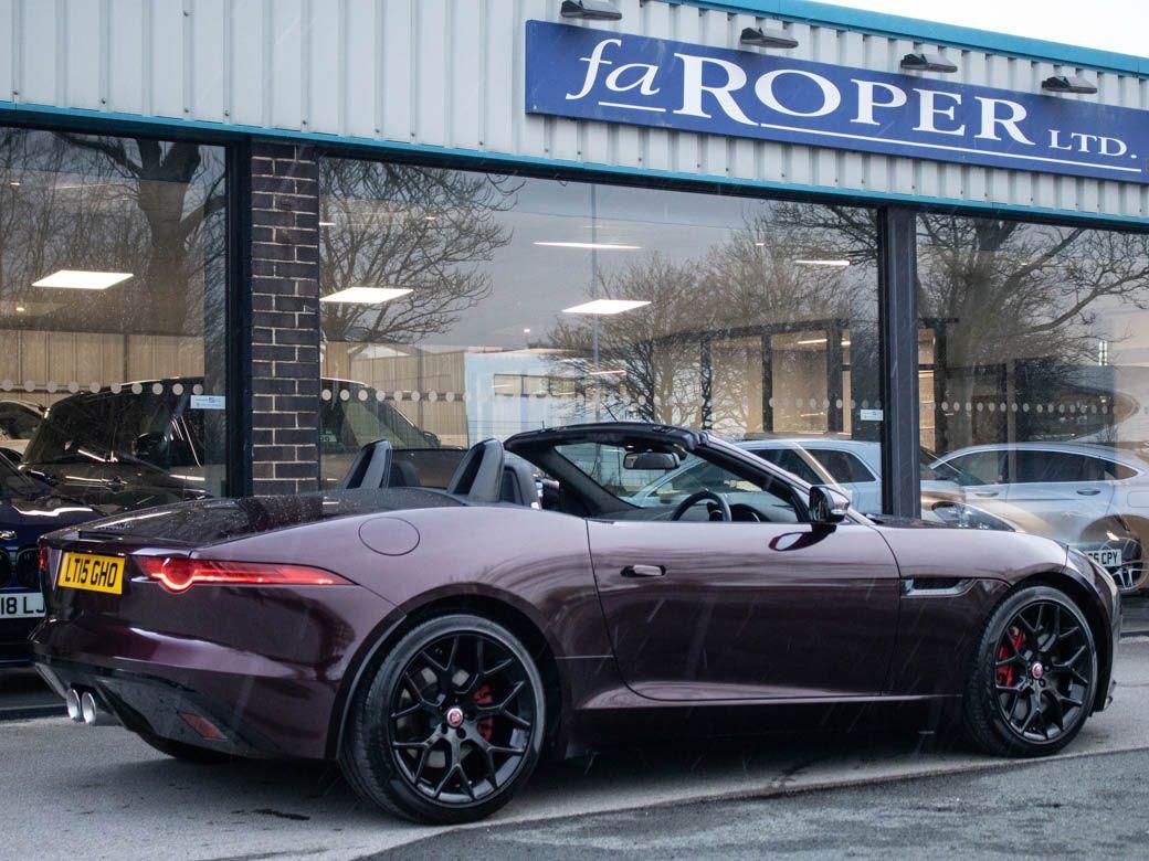 Jaguar F-type 3.0 Supercharged V6 S Auto 380ps Convertible Petrol Black Rose