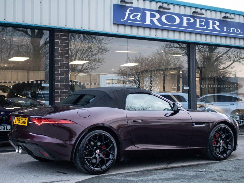 Jaguar F-type 3.0 Supercharged V6 S Auto 380ps Convertible Petrol Black Rose