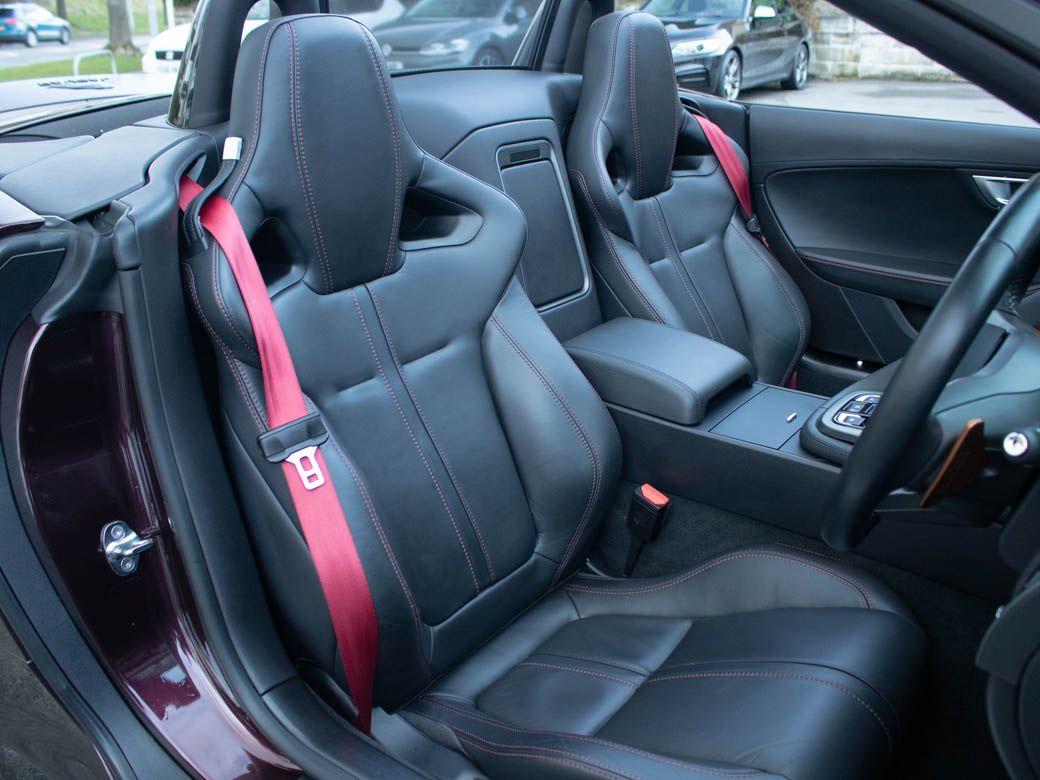 Jaguar F-type 3.0 Supercharged V6 S Auto 380ps Convertible Petrol Black Rose
