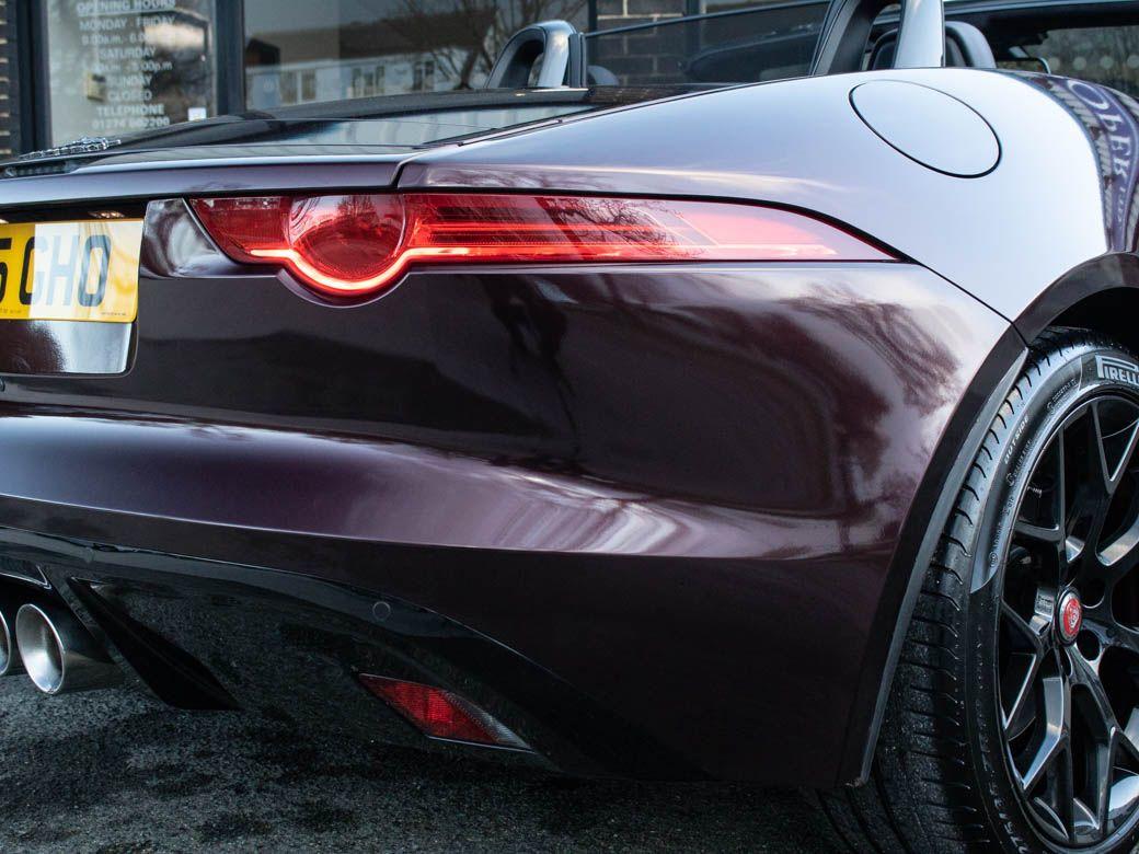 Jaguar F-type 3.0 Supercharged V6 S Auto 380ps Convertible Petrol Black Rose