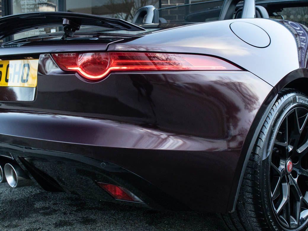 Jaguar F-type 3.0 Supercharged V6 S Auto 380ps Convertible Petrol Black Rose