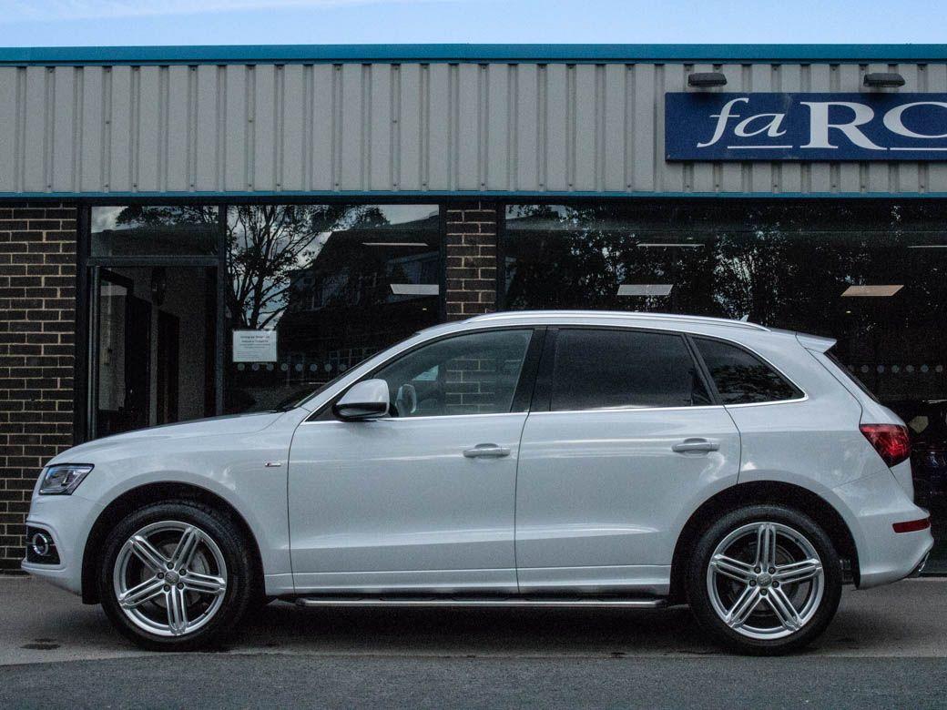 Audi Q5 2.0 TDI quattro S Line Plus S tronic 177ps Estate Diesel Glacier White Metallic