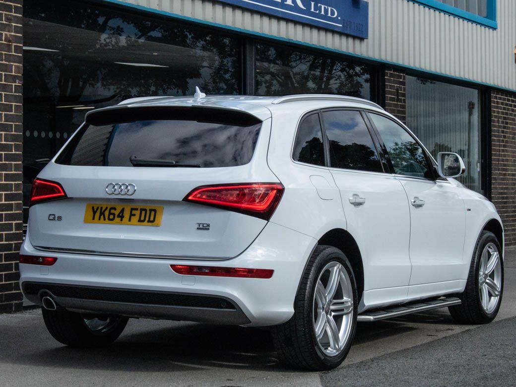 Audi Q5 2.0 TDI quattro S Line Plus S tronic 177ps Estate Diesel Glacier White Metallic