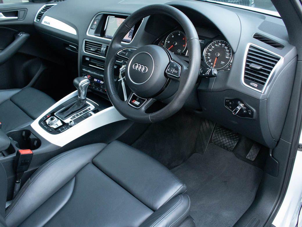 Audi Q5 2.0 TDI quattro S Line Plus S tronic 177ps Estate Diesel Glacier White Metallic