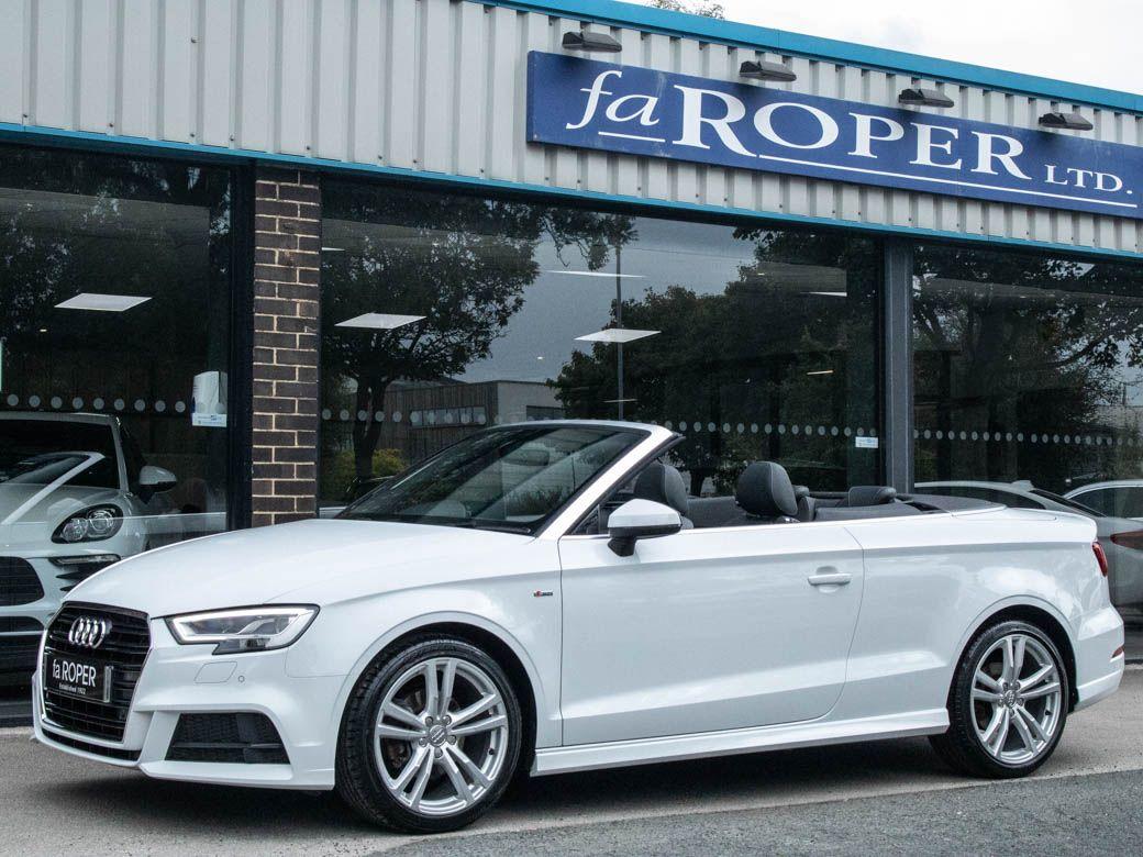 Audi A3 Cabriolet 1.5 TFSI S Line S tronic 150ps Convertible Petrol Glacier White Metallic