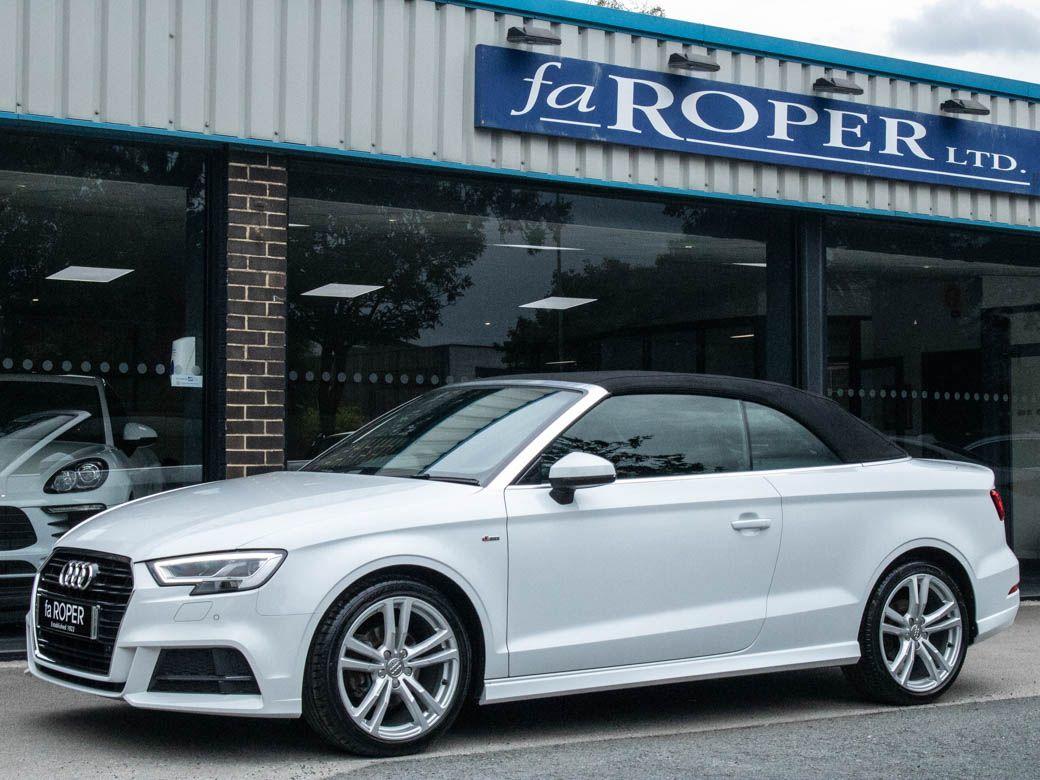 Audi A3 Cabriolet 1.5 TFSI S Line S tronic 150ps Convertible Petrol Glacier White Metallic