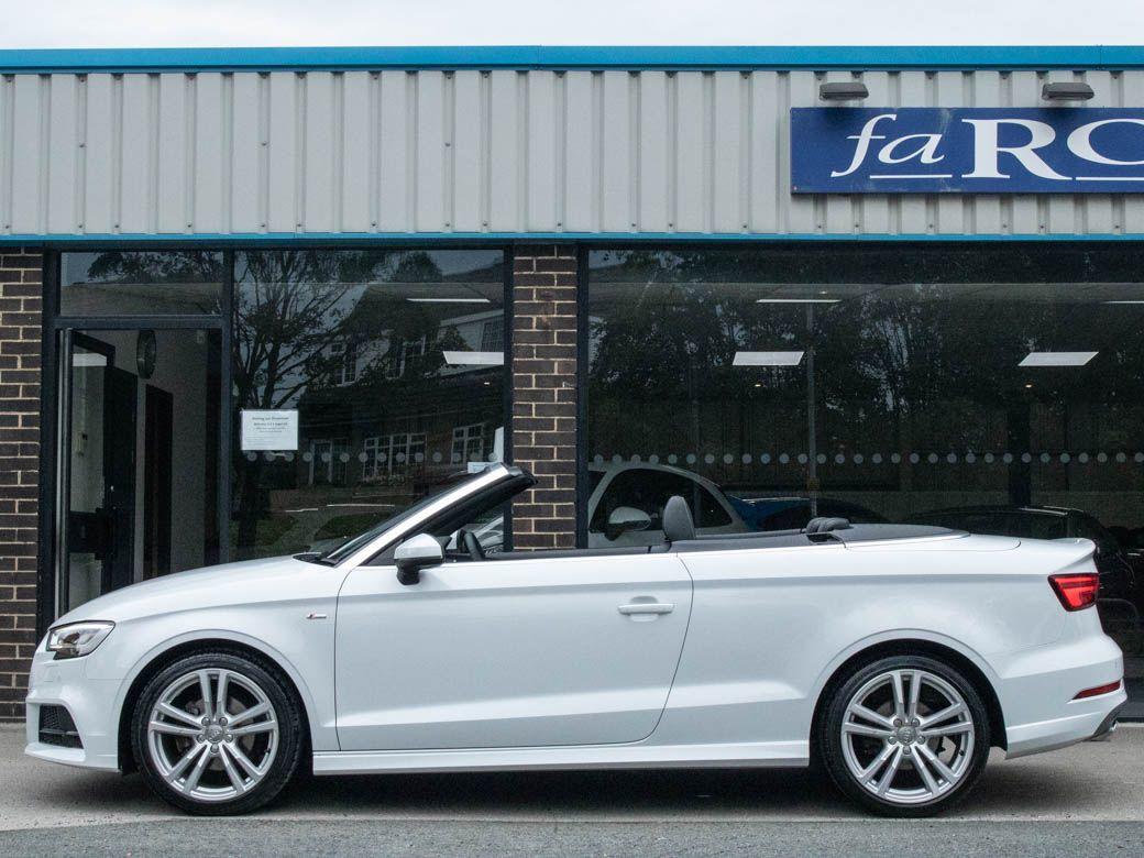 Audi A3 Cabriolet 1.5 TFSI S Line S tronic 150ps Convertible Petrol Glacier White Metallic