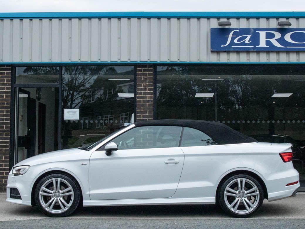 Audi A3 Cabriolet 1.5 TFSI S Line S tronic 150ps Convertible Petrol Glacier White Metallic