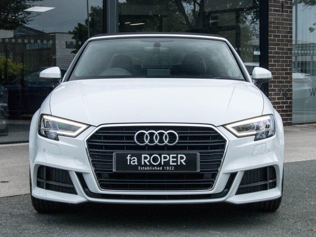 Audi A3 Cabriolet 1.5 TFSI S Line S tronic 150ps Convertible Petrol Glacier White Metallic