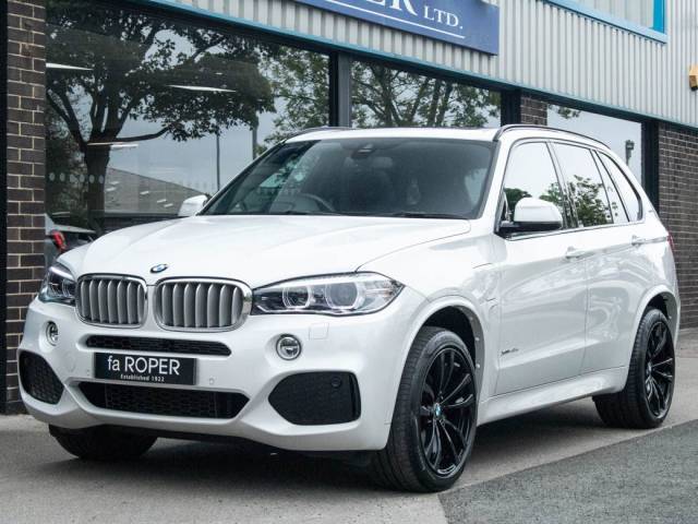 BMW X5 2.0 xDrive40e M Sport Plus Auto Estate Petrol / Electric Hybrid Mineral White Metallic