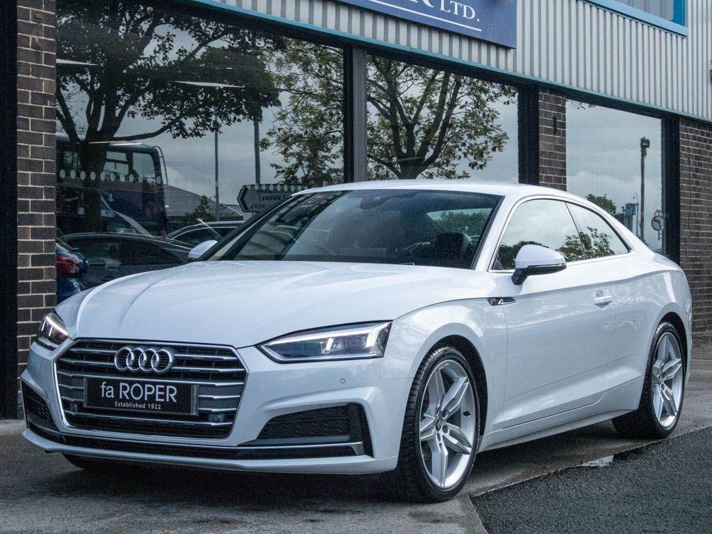 Audi A5 Coupe 2.0 TFSI S Line S tronic Coupe Petrol Glacier White MetallicAudi A5 Coupe 2.0 TFSI S Line S tronic Coupe Petrol Glacier White Metallic at fa Roper Ltd Bradford