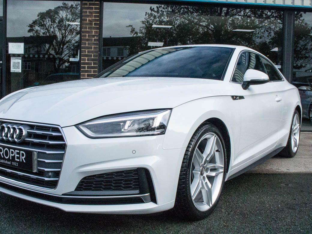 Audi A5 Coupe 2.0 TFSI S Line S tronic Coupe Petrol Glacier White Metallic