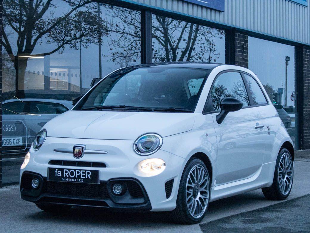 Abarth 595 1.4 T-Jet 145ps Hatchback Petrol Gara WhiteAbarth 595 1.4 T-Jet 145ps Hatchback Petrol Gara White at fa Roper Ltd Bradford