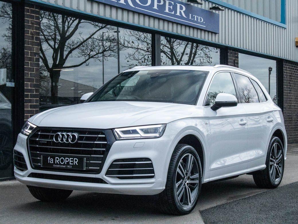 Audi Q5 2.0 55 TFSIe quattro S Line Competition S tronic PHEV Estate Petrol / Electric Hybrid Ibis WhiteAudi Q5 2.0 55 TFSIe quattro S Line Competition S tronic PHEV Estate Petrol / Electric Hybrid Ibis White at fa Roper Ltd Bradford