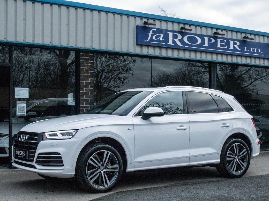 Audi Q5 2.0 55 TFSIe quattro S Line Competition S tronic PHEV Estate Petrol / Electric Hybrid Ibis White