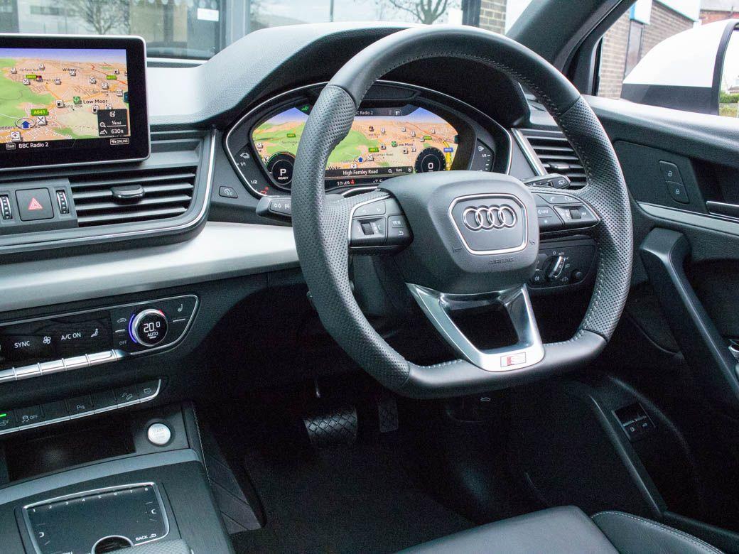 Audi Q5 2.0 55 TFSIe quattro S Line Competition S tronic PHEV Estate Petrol / Electric Hybrid Ibis White