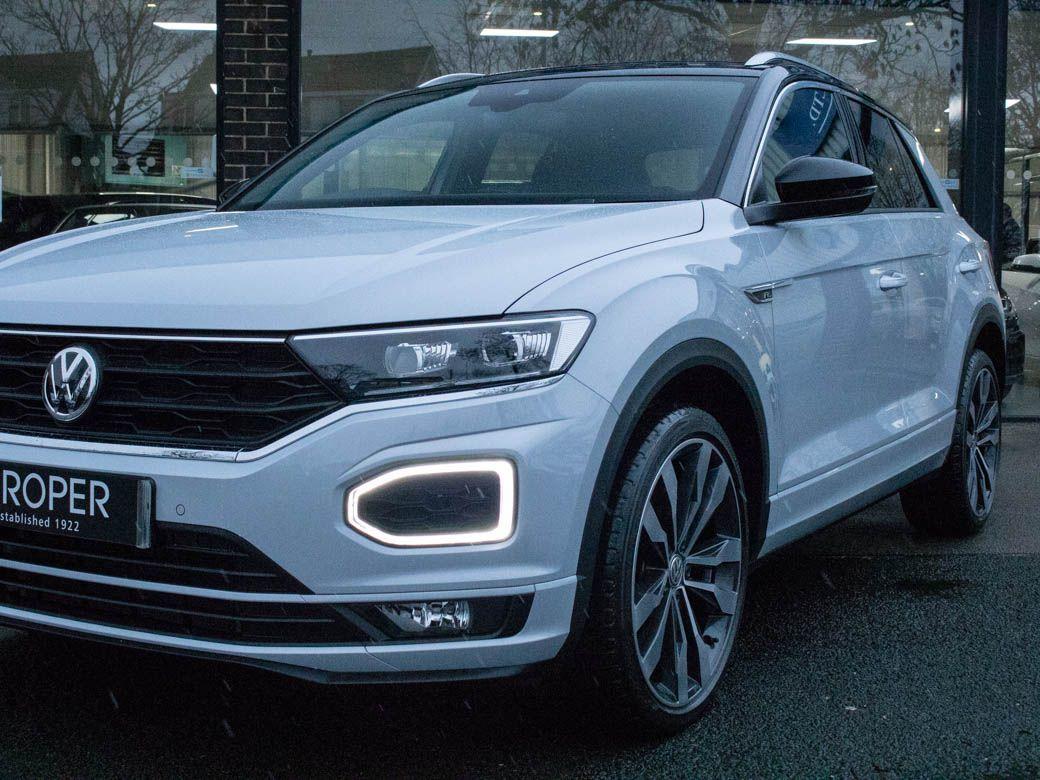 Volkswagen T-Roc 1.5 TSI EVO R Line DSG 150ps Hatchback Petrol White Silver Metallic