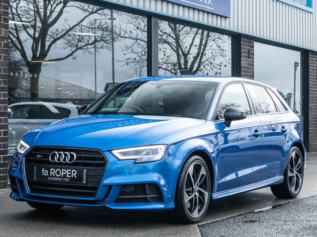 Audi A3 S3 Sportback 2.0 TFSI quattro Black Edition S tronic 300ps Hatchback Petrol Ara Blue Crystal