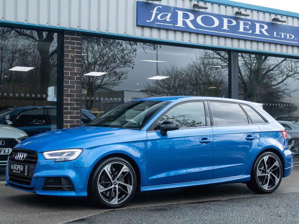 Audi A3 S3 Sportback 2.0 TFSI quattro Black Edition S tronic 300ps Hatchback Petrol Ara Blue Crystal