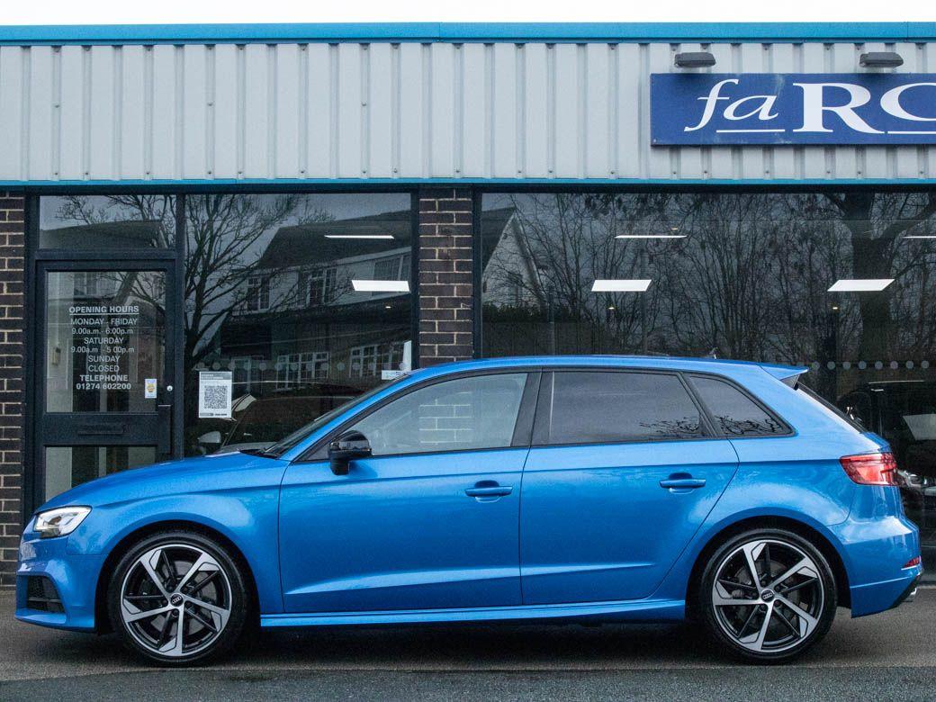 Audi A3 S3 Sportback 2.0 TFSI quattro Black Edition S tronic 300ps Hatchback Petrol Ara Blue Crystal