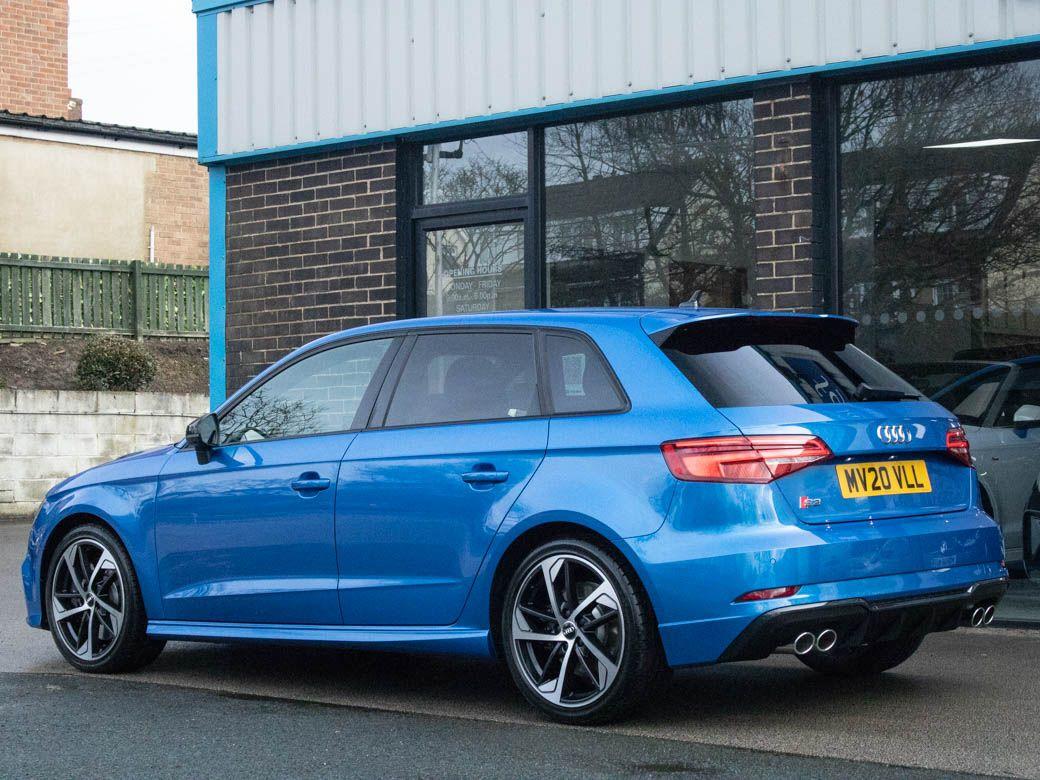 Audi A3 S3 Sportback 2.0 TFSI quattro Black Edition S tronic 300ps Hatchback Petrol Ara Blue Crystal