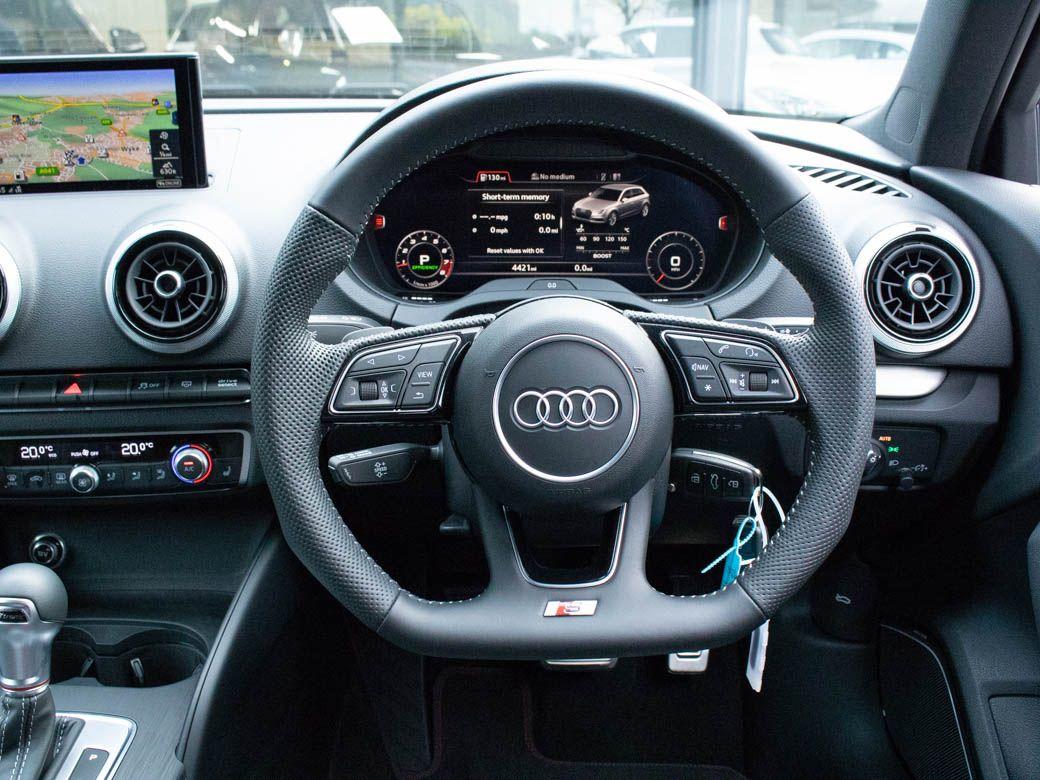 Audi A3 S3 Sportback 2.0 TFSI quattro Black Edition S tronic 300ps Hatchback Petrol Ara Blue Crystal