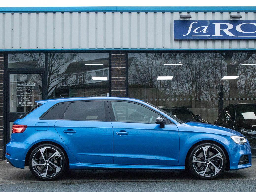 Audi A3 S3 Sportback 2.0 TFSI quattro Black Edition S tronic 300ps Hatchback Petrol Ara Blue Crystal