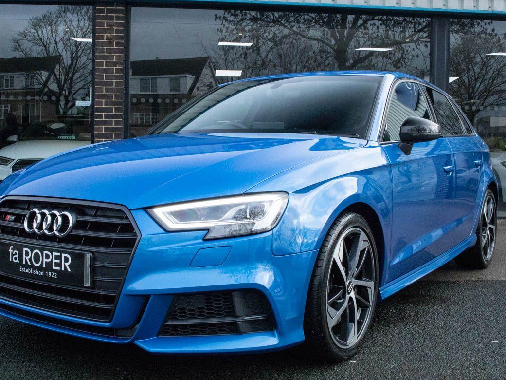 Audi A3 S3 Sportback 2.0 TFSI quattro Black Edition S tronic 300ps Hatchback Petrol Ara Blue Crystal