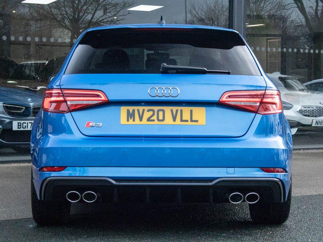 Audi A3 S3 Sportback 2.0 TFSI quattro Black Edition S tronic 300ps Hatchback Petrol Ara Blue Crystal