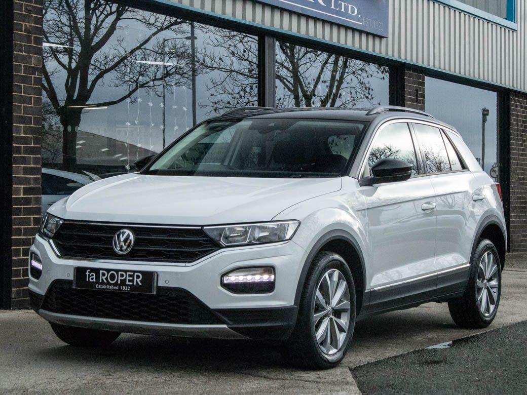 Volkswagen T-Roc 1.0 TSI Design 115ps Hatchback Petrol Pure WhiteVolkswagen T-Roc 1.0 TSI Design 115ps Hatchback Petrol Pure White at fa Roper Ltd Bradford