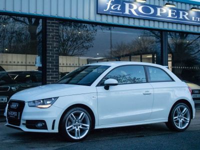 Audi A1 1.6 TDI S Line 3 door 105ps Hatchback Diesel Amalfi White