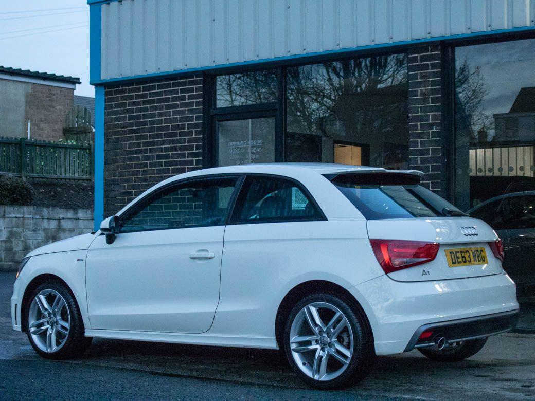 Audi A1 1.6 TDI S Line 3 door 105ps Hatchback Diesel Amalfi White