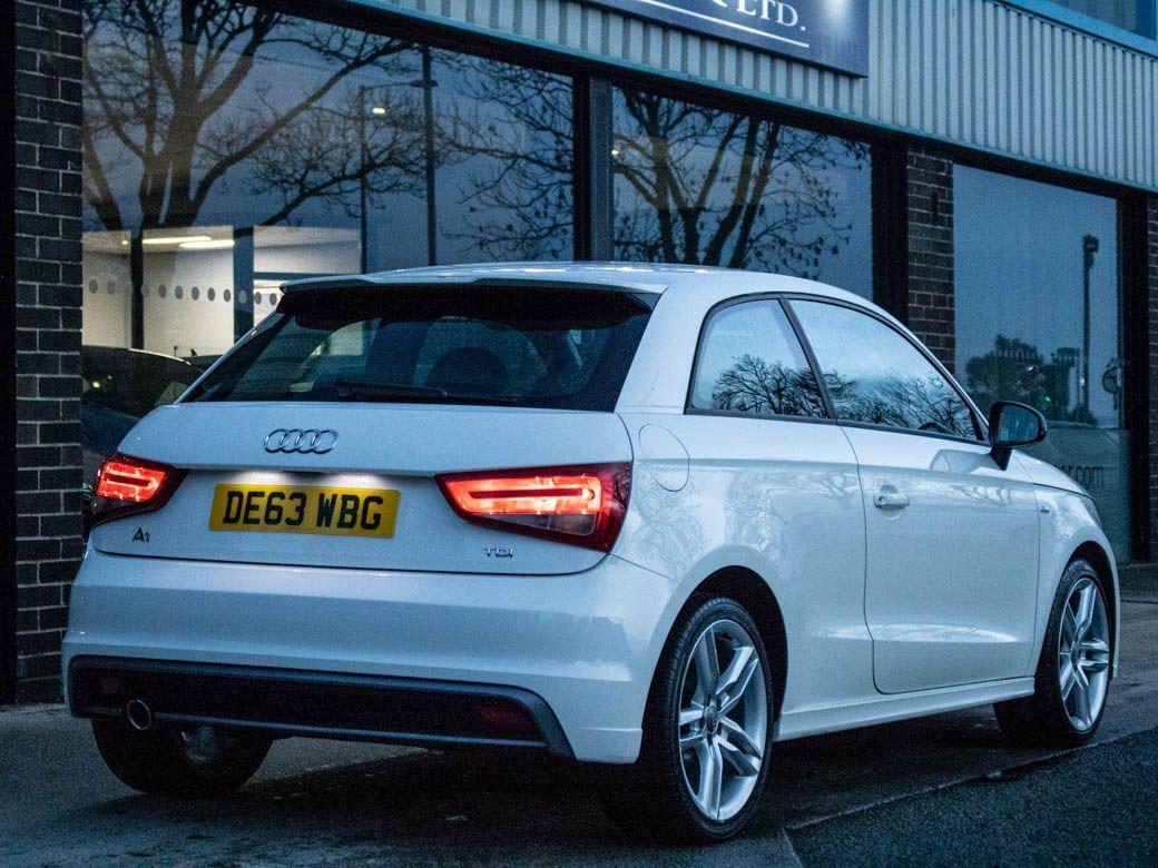 Audi A1 1.6 TDI S Line 3 door 105ps Hatchback Diesel Amalfi White