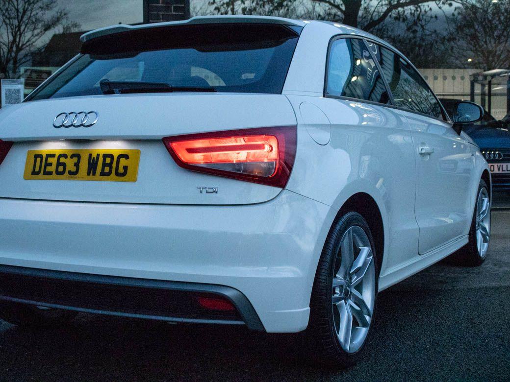 Audi A1 1.6 TDI S Line 3 door 105ps Hatchback Diesel Amalfi White