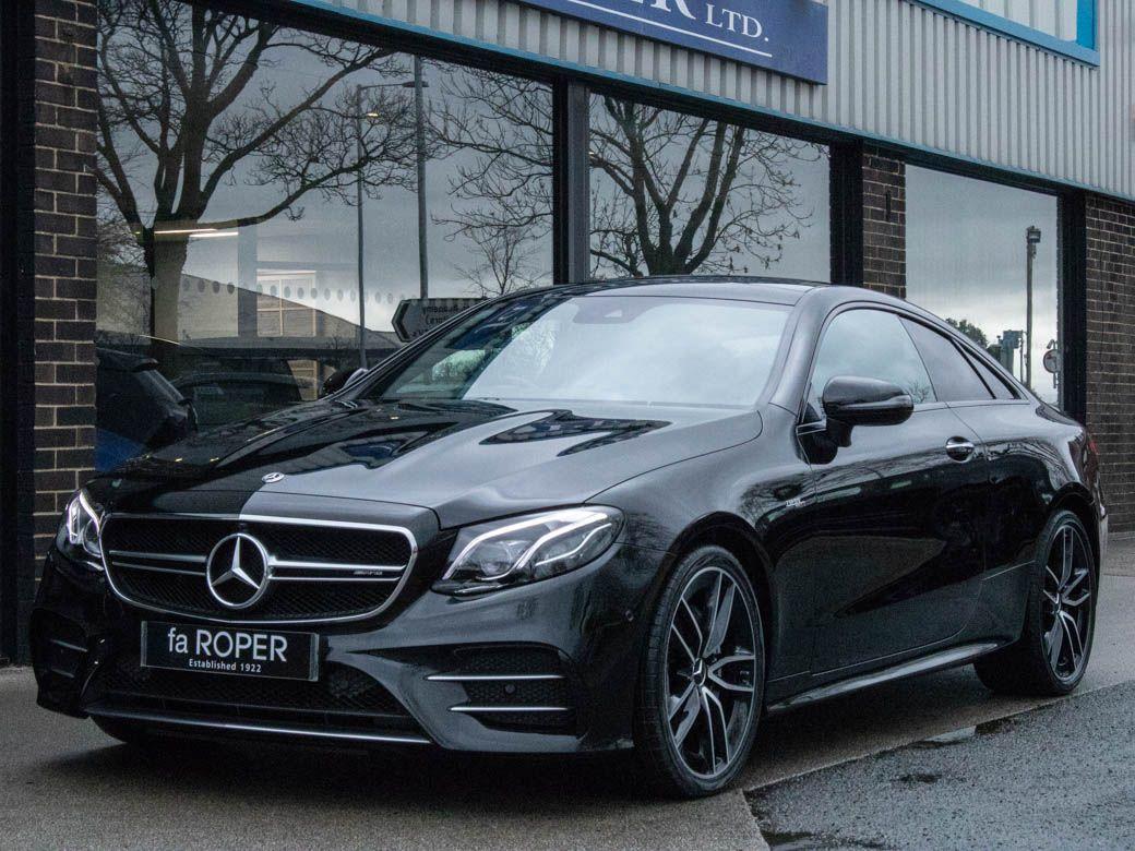 Mercedes-Benz E Class 3.0 E53 AMG EQ Boost Coupe 4MATIC Premium Plus Auto Coupe Petrol Obsidian Black MetallicMercedes-Benz E Class 3.0 E53 AMG EQ Boost Coupe 4MATIC Premium Plus Auto Coupe Petrol Obsidian Black Metallic at fa Roper Ltd Bradford