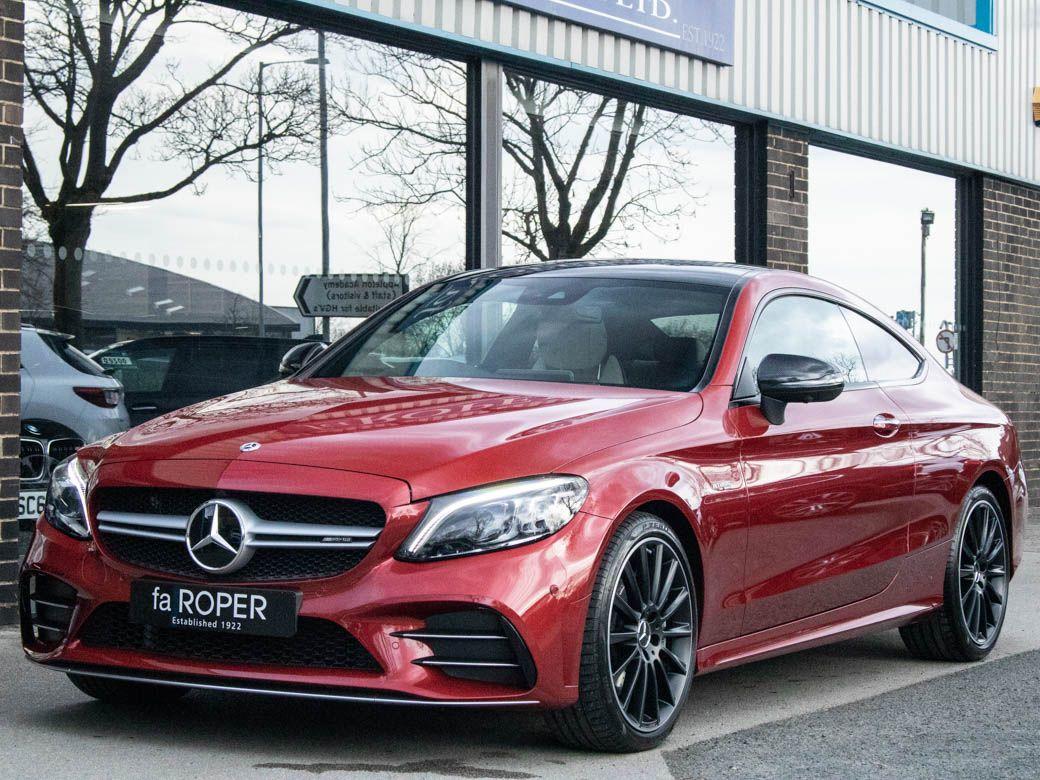 Mercedes-Benz C Class 3.0 C43 AMG 4MATIC Coupe Premium Plus 9G-tronic 390ps Coupe Petrol Designo Hyacinth RedMercedes-Benz C Class 3.0 C43 AMG 4MATIC Coupe Premium Plus 9G-tronic 390ps Coupe Petrol Designo Hyacinth Red at fa Roper Ltd Bradford