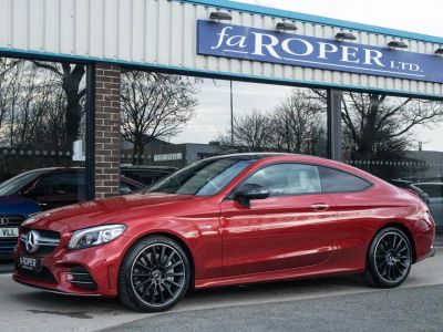 Mercedes-Benz C Class 3.0 C43 AMG 4MATIC Coupe Premium Plus 9G-tronic 390ps Coupe Petrol Designo Hyacinth Red
