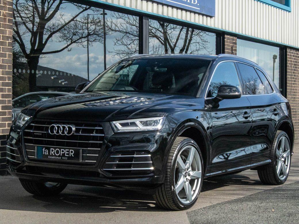 Audi Q5 2.0 55 TFSIe quattro S Line Competition S-tronic PHEV Estate Petrol / Electric Hybrid Mythos Black MetallicAudi Q5 2.0 55 TFSIe quattro S Line Competition S-tronic PHEV Estate Petrol / Electric Hybrid Mythos Black Metallic at fa Roper Ltd Bradford