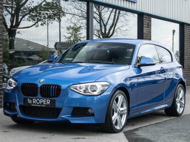 BMW 1 Series 2.0 125i M Sport Plus 3 door 218ps Hatchback Petrol Estoril Blue Metallic