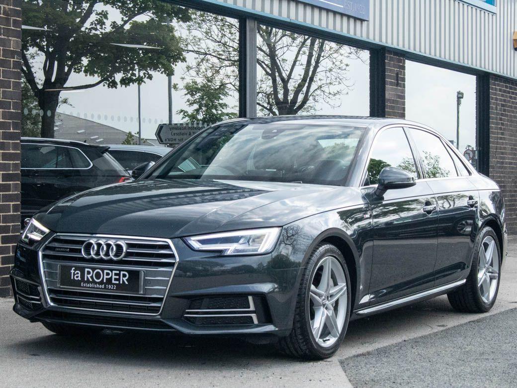 Audi A4 2.0T FSI quattro S Line S-tronic 252ps Saloon Petrol Manhattan Grey Metallic