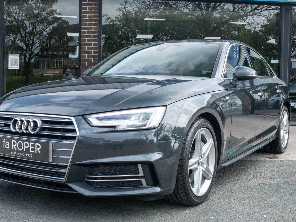 Audi A4 2.0T FSI quattro S Line S-tronic 252ps Saloon Petrol Manhattan Grey Metallic