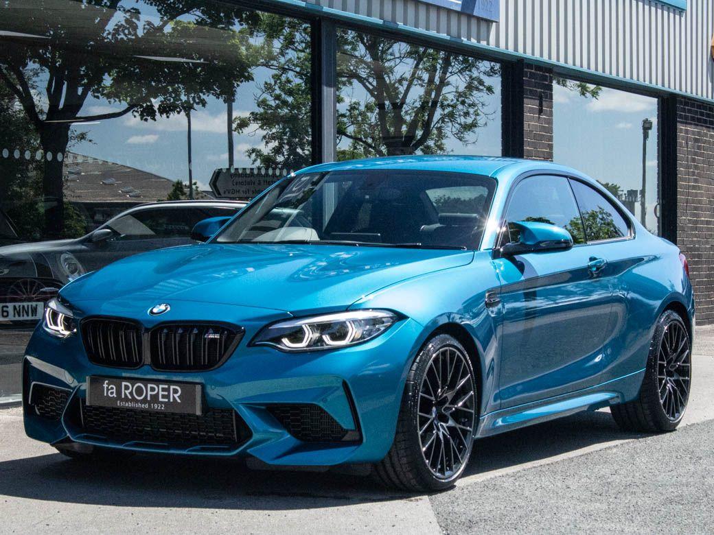BMW M2 3.0 M2 Competition DCT 410ps Coupe Petrol Long Beach Blue MetallicBMW M2 3.0 M2 Competition DCT 410ps Coupe Petrol Long Beach Blue Metallic at fa Roper Ltd Bradford