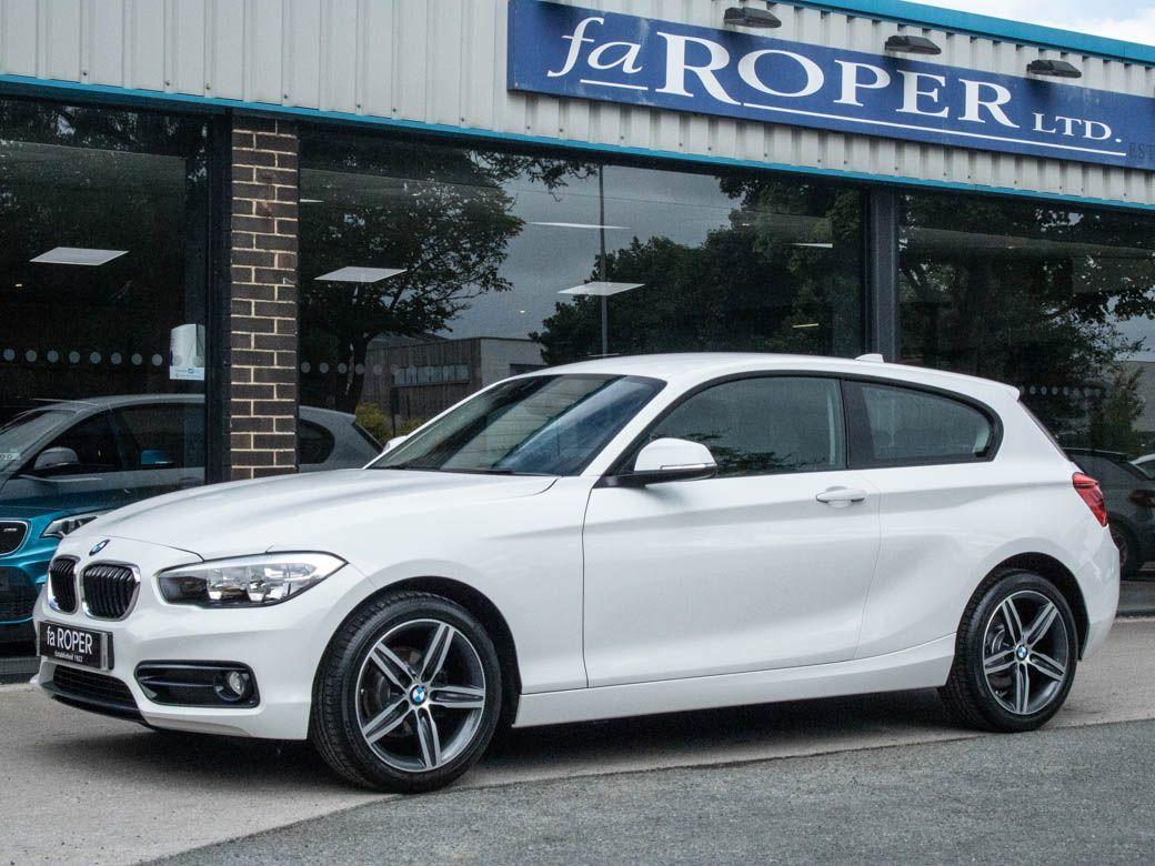 BMW 1 Series 1.5 118i Sport 3 door Nav Hatchback Petrol White Alpine