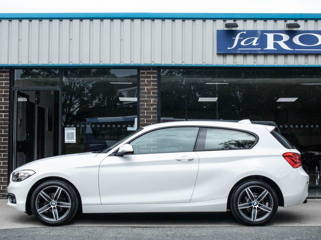 BMW 1 Series 1.5 118i Sport 3 door Nav Hatchback Petrol White Alpine